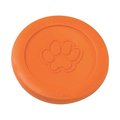 West Paw West Paw 8000375 Zogoflex Orange Zisc Disc Synthetic Rubber Frisbee Large 8000375